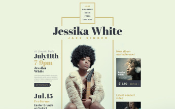 Singer Responsive Website Template