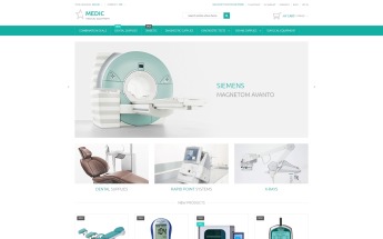 Template Magento Responsive #53530 "Medical Equipment"