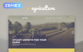 WordPress Theme namens "Agriculture - Crop Farming Elementor" #53592