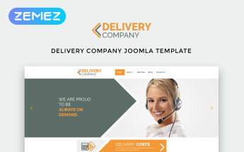 Delivery Company - Delivery Services Clean Joomla Template