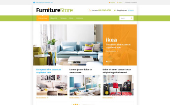 "Interior Furniture" VirtueMart Template №53640