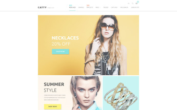 Magento Theme namens "Edle Schmuckstücke" #53607