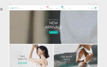 Magento Theme namens "Mode Bekleidungs-Shop" #53638