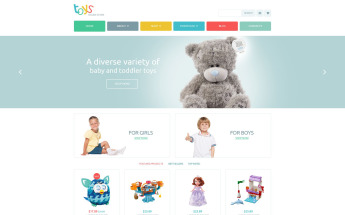 Responsywny motyw WooCommerce Safe Toys #53658