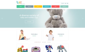 Tema WooCommerce "Safe Toys" #53658
