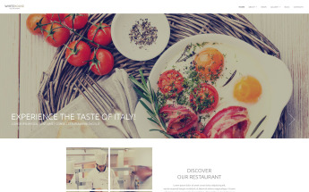 Italian Cuisine Drupal Template