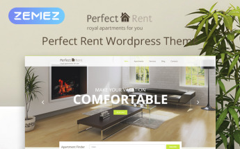 "Perfect Rent" thème WordPress adaptatif #53763