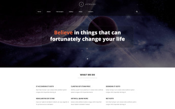 Plantilla Joomla "Astrologist Portfolio" #53714