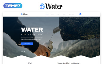 Water Pump Website Templates