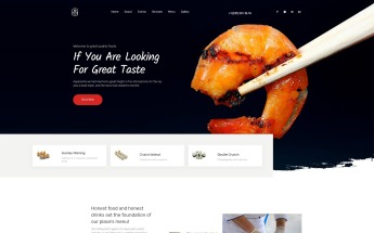 WordPress Theme namens "European Cuisine" #53766