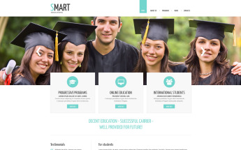 Responsive Drupal Vorlage für Universität #53894