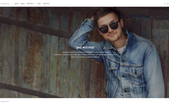 "Online Portfolio" - адаптивний WordPress шаблон №53934