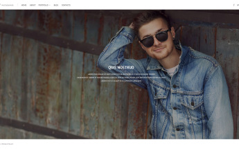 Responsivt Online Portfolio WordPress-tema #53934