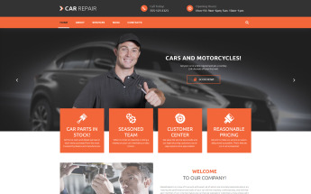 Responsywny motyw WordPress Cars and Bikes #53985