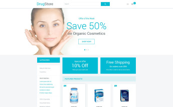 Reszponzív Drugstore Magento sablon 53918