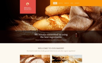 WordPress Theme namens "Pastries" #54000