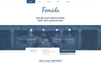 Law Firm Moto CMS HTML Template