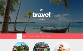 Travel Agency Responsive Drupal Template