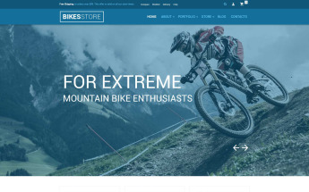 "Magasin de vélos" thème WooCommerce adaptatif #54734