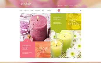 Responzivní WooCommerce motiv "Candles" #54735