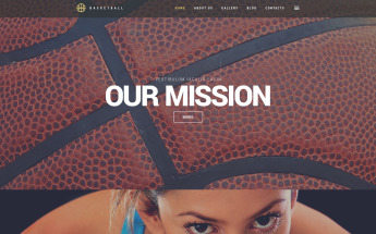 Responzivní WordPress motiv "Basketball Jam" #54731