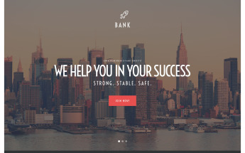 Tema De WordPress "Banco" #54732