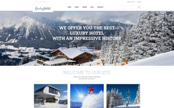 WordPress Theme namens "RockyHotel - Hotel Multipurpose Modern Elementor" #54792