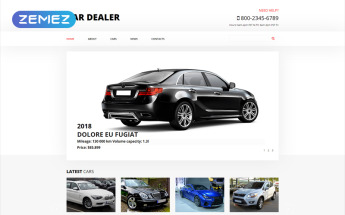 Joomla Vorlage namens "Autohaus" #54872