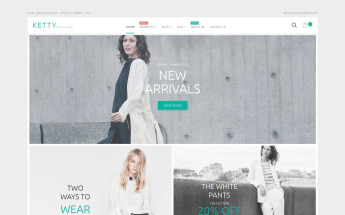 Tema Shopify Responsive para Sitio de Ropa #54842