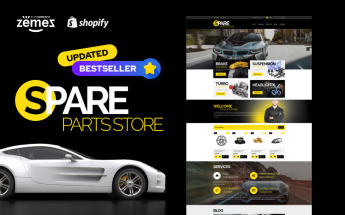 "Auto Parts" thème Shopify Bootstrap #54971