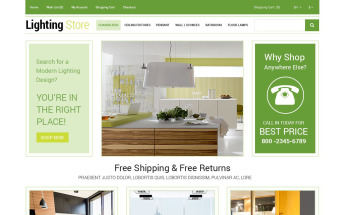 "Lightning Store" thème OpenCart adaptatif #54954