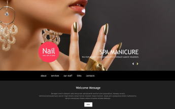 Nail Salon Muse Template