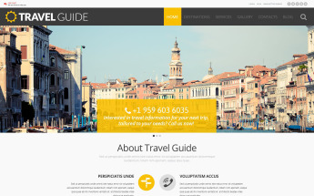 Tema De WordPress "Travel Guide" #54988