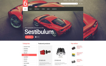 6 Gear Tema WooCommerce №55066