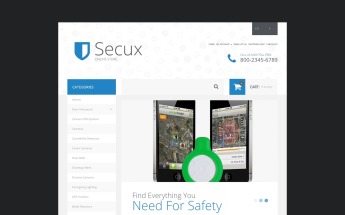 Modello OpenCart Responsive #55040 "Secux"