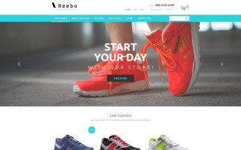 PrestaShop Theme namens "Reebo" #55086