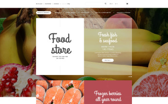 Responzivní Magento motiv "Food Store" #55004