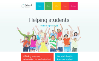 Responzivní WordPress motiv "School District" #55026