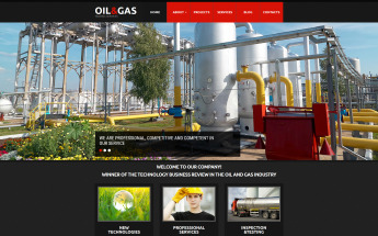 Gas & Oil Responsive Moto CMS 3 Template