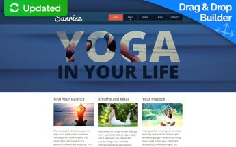 Yoga Responsive Moto CMS 3 Template