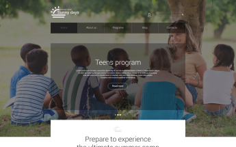 Summer Camp Responsive Joomla Template