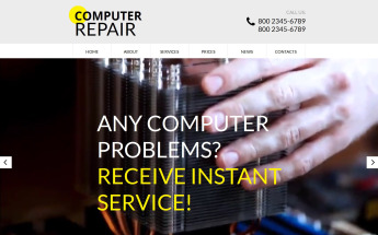 Computer Repair Moto CMS HTML Template