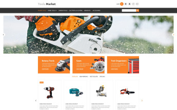 Modello PrestaShop Responsive #55355 "Negozio di Strumenti"