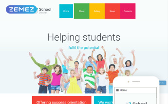 Plantilla Joomla "School District" #55489