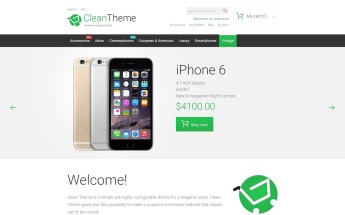 Tema Magento "Clean Theme" #55402