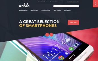 "Mobile" 响应式OpenCart模板 #55560