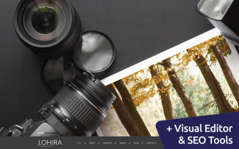 Ohira - Photographer Moto CMS 3 Template