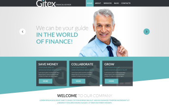 Plantilla Joomla "Gitex" #55590
