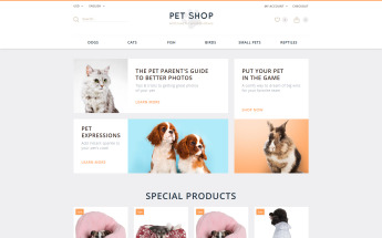 Pet Shop OpenCart Template