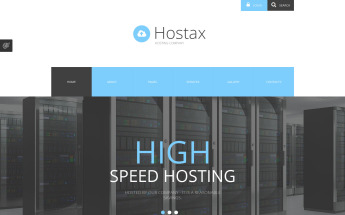 Hostax - Hosting Clean Joomla Template
